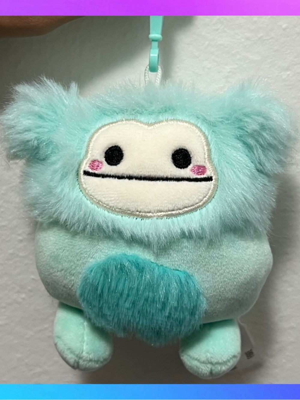 Squishmallows Bigfoot Clip Plush Toy